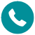 Ilustracija telefonske ikonice bele boje na plavkastoj pozadini